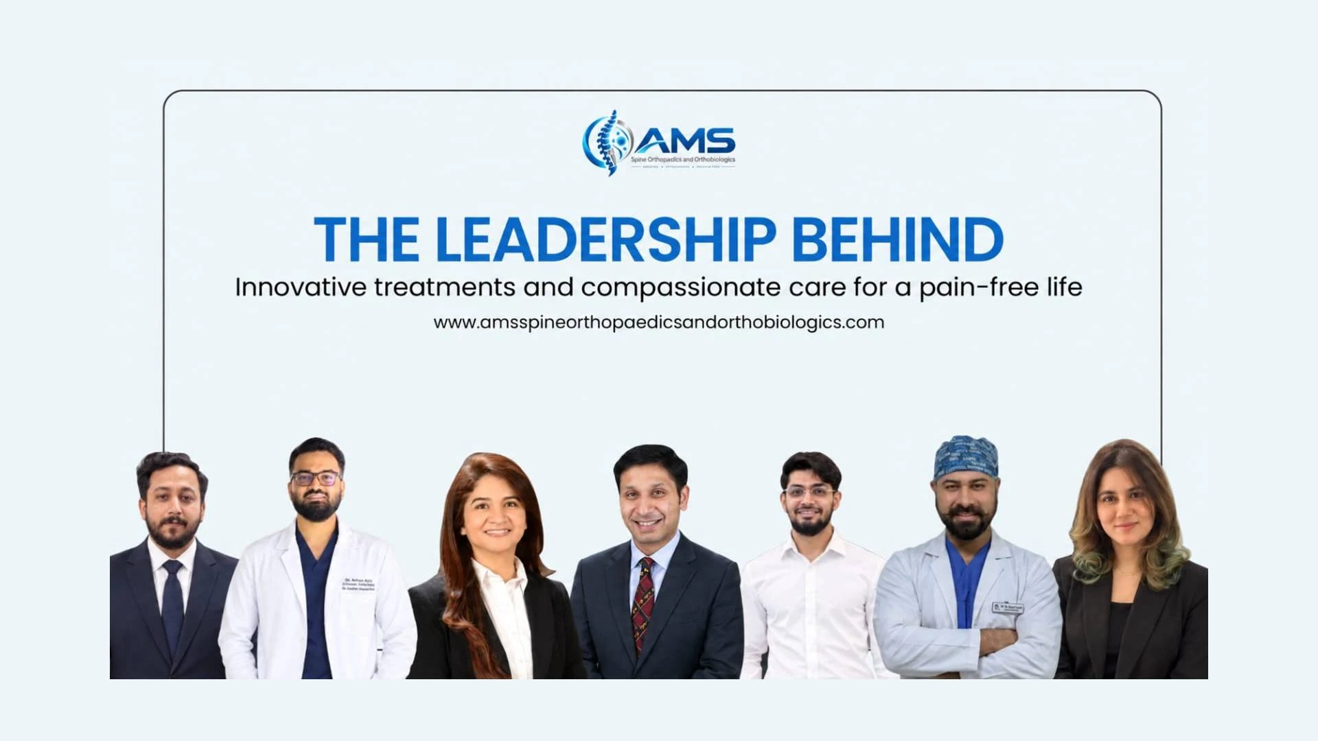 The leadership behind AMS Spine and Ortho Implants